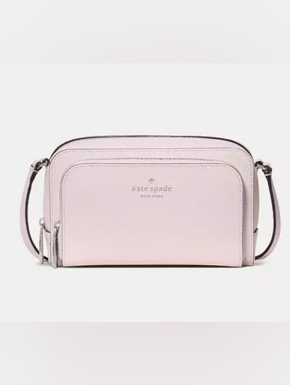 Kate Spade Staci Mini Crossbody Bag Leather, Shimmer Pink, Model: KP079